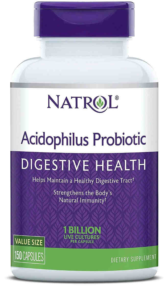 Natrol Acidophilus Probiotic - 100mg - 150 cápsulas
