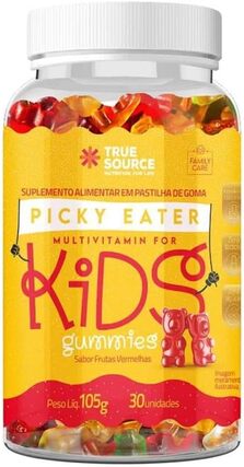 Vitamina Infantil True Source Multivitamínico Pick Eater Kids 30 unid.